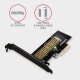 PCEM2-N Adapter wewnętrzny PCIe x4, 1x M.2 NVMe M-key slot, SP & LP