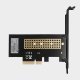 PCEM2-N Adapter wewnętrzny PCIe x4, 1x M.2 NVMe M-key slot, SP & LP
