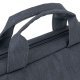 RIVACASE TORBA NA LAPTOP 15,6" PRATER, CIEMNOSZARA, ANTYKRADZIEŻOWA, MATERIAŁ WODOODPORNY, KIESZENIE NA TABLET, SMARTFON, AKC