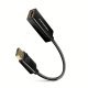 RVD-HI14N Adapter aktywny DisplayPort -> HDMI 1.4, 4K/30Hz, kabel 18cm