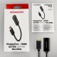 RVD-HI14N Adapter aktywny DisplayPort -> HDMI 1.4, 4K/30Hz, kabel 18cm