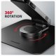 STND-LRB Podstawka pod laptopa 10"-17,3", aluminiowa, obrotowa 360°, regulowana wysokość do 260 mm, składana, obciążenie do 5 kg, czarna