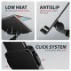 STND-LRB Podstawka pod laptopa 10"-17,3", aluminiowa, obrotowa 360°, regulowana wysokość do 260 mm, składana, obciążenie do 5 kg, czarna