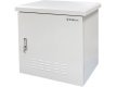 Zewnętrzna szafka rack IP55, wisząca 19" 9U 600x450, 4 belki nośne, 4 przepusty kablowe, kolor szary ALANTEC