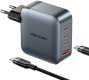 Ładowarka Vention 100W GaN 1x USB-A 3x USB-C + kabel USB-C do USB-C 1m