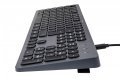 Klawiatura CK-400 przewodowa Czarno-szara