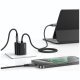 Ładowarka sieciowa JC Series CC264 30W GaN Fast Charge wbudowany kabel USB-C biała