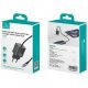 Ładowarka sieciowa JC Series CC264 30W GaN Fast Charge wbudowany kabel USB-C biała