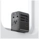 Ładowarka Travel Adapter 70W US/AU/EU/UK 3xUSB-C 4w1 czarny
