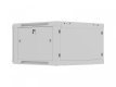 Szafa instalacyjna rack wisząca 19 cali 6U 600x600 szara drzwi perforowane (flat pack)