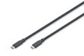 Digitus Kabel silikonowy USB, USB 5 Gb/s, 2 m, czarny
