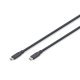 Digitus Kabel silikonowy USB, USB 5 Gb/s, 2 m, czarny