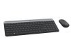 Logitech 920-009260 klawiatura Dołączona myszka Biuro RF Wireless QWERTZ Czeski Grafitowy