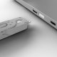 Lindy 40454 bloker portów Blokada portu + klucz USB Typu-A Biały Kopolimer akrylonitrylo-butadieno-styrenowy (ABS) 5 szt.