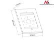 Uchwyt uniwersalny reklamowy do iPad 2/3/4/Air/Air2 MC-676