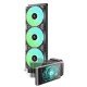 Chłodzenie wodne DeepCool LT360 VISION ARGB, Czarny