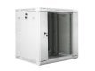 Szafa instalacyjna wisząca dwusekcyjna 19'' 12U 600X600mm szara
