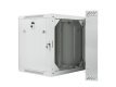 Szafa instalacyjna wisząca dwusekcyjna 19'' 12U 600X600mm szara