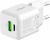 Ładowarka sieciowa USB C/A 20W/18W 3A Power delivery 3.0 QC3.0