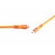 Flexline FL31-77157 kabel USB USB 3.2 Gen 2x2 1,5 m USB C 20 Gbit/s 240 W Pomarańczowy