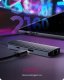 ICY BOX IB-DK4034a-CPD Przewodowa USB 3.2 Gen 1 (3.1 Gen 1) Type-C Aluminium, Srebrny