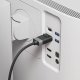 ALOGIC FUDP2-SGR kabel DisplayPort 2 m Szary, Czarny
