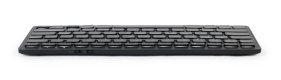 Gembird KB-BTRGB-01-DE klawiatura Uniwersalne Bluetooth QWERTZ Niemiecki Czarny