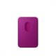 Portfel z tkaniny FineWoven z MagSafe do iPhonea - magenta