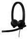 Logitech H570E Zestaw słuchawkowy Przewodowa Opaska na głowę Biuro/centrum telefoniczne USB Type-C Czarny