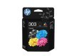 Tusz nr 303 2-Pack Tri-Color/czarny 3YM92AE