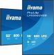 iiyama LH5566UHSB-B1AG signage display Płaski panel Digital Signage 139,7 cm (55") LCD Wi-Fi 800 cd/m2 4K Ultra HD Czarny Procesor wbudowany Android 24/7