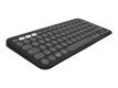 Logitech Pebble 2 Combo klawiatura Dołączona myszka Uniwersalne RF Wireless + Bluetooth QWERTY Amerykański międzynarodowy Różowy