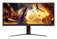 AOC G4 CU34G4ZCA monitor komputerowy 86,4 cm (34") 3440 x 1440 px Wide Quad HD Czarny, Czerwony