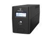Zasilacz awaryjny UPS 800VA/480W, 220V/50Hz, obudowa Tower, LCD, 2×CEE 7/3, USB, akumulator VRLA 1×9Ah, kabel USB A-B 1.2 m, kabel zasilający CEE 7/7 1.4 m ALANTEC