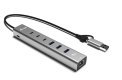 Hub USB-C/USB-A Metal Hub 6 port 3xUSBc/3xUSBa