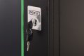 Szafa sieciowa wisząca DYNAmic 19" 16U rack 600x600, drzwi szyba, czarny, niedzielona, złożona, 60kg