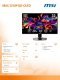 Monitor MAG 321UP QD-OLED 31.5 cala UHD/LED/Flat/165Hz/czarny