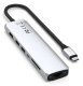 Satechi USB-C 7-w-1 Slim Multi Port Adapter Ethernet Srebrny