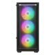 RAMPAGE OBUDOWA PC Z OKNEM SHIVA 4X WENTYLATOR 120MM RAINBOW BLACK