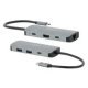 Mobilis 001382 stacja dokująca Przewodowa USB 3.2 Gen 1 (3.1 Gen 1) Type-C Czarny, Szary
