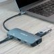 Mobilis 001382 stacja dokująca Przewodowa USB 3.2 Gen 1 (3.1 Gen 1) Type-C Czarny, Szary