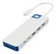 9-portowa stacja dokująca Hyper HyperDrive Flex Dual 4K HDMI, biały/niebieski | HD4103BUGL | Ilość portów HDMI: 2