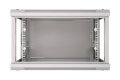 Extralink Szafa rack 6U 600x600 Szara montowana na ścianie