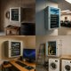 Extralink Szafa rack 6U 600x600 Szara montowana na ścianie
