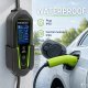 Qoltec Ładowarka do samochodu elektrycznego EV i hybryd z regulacją 2w1 Typ2 | 3.5kW | 230V | SCHUKO 16A | Wi-Fi | Tuya | Smart life | LCD | Certyfikat TÜV | 5m