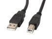 Kabel USB 2.0 AM-BM 3M czarny