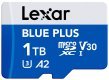 Karta pamięci microSD 1TB C10 A2 U3 V30 170MB/s Blue Plus