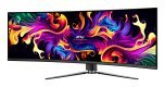 MSI MPG 491CQP QD-OLED monitor komputerowy 124,5 cm (49") 5120 x 1440 px Dual WQHD Czarny