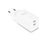 Ładowarka GaN 45W 2xUSB-C + kabel USB-C 1.5m biała