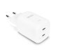 Ładowarka GaN 100W 2xUSB-C + kabel USB-C 1.5m biała